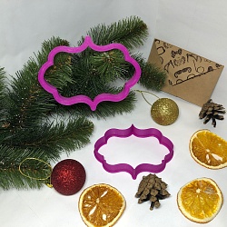 Вырубка для пряников "Рамочка овал" 10*7 см