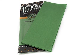Бумага Тишью зеленый 50*66 см 10 листов